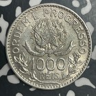 1913 Brazil 1000 Reis Lot t2029 Silver  Nice 