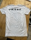 Celine Dion Courage Tour White Concert Tshirt 2019 Size M