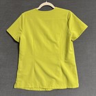 Figs Scrub Top Small Catarina Yellow Technical Medical Nurse V Neck One Pocket