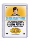 2003 Star Trek Animated Adventures D c Fontana  a7 Autograph Associate Producer