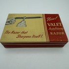 Vintage Gillette Valet Autostrop Razor Streamline Guard Box Blades Strop Manual