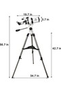 Gskyer Telescope  Telescopes For Adults  80mm Az Space Astronomical Refractor