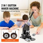 Button Maker Machine  Multiple Sizes 1 2 25 Inch Badge Punch Press Kit  Ch