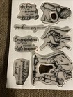 New Stampin  Up  Retired Treasures Of Life Cling Stamp Set