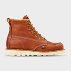 Thorogood 6  Soft Toe Moc Toe Work Boots Men s Brown Leather- Usa Made-