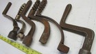 6 Old  Wood Coal Stove    Iron Grate Shaker