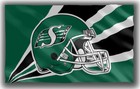 Saskatchewan Roughriders Football Helmet Flag 90x150cm 3x5ft Fan Best Banner