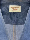 Vintage Separate-lees By Lee Men   s 42r Denim Vest Made In Usa