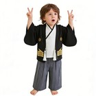 Kids Samurai Costume Set - Boys   Girls Kimono Outfit  Japanese Warrior Cosplay
