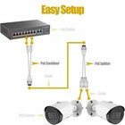 Ethernet Poe Splitter Combiner Adapter  Outdoor Waterproof Power Over Etherne   