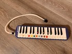 Suzuki Melodion 32 Keys Keyboard Wind Harmonica - Blue   Beige