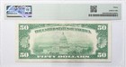 1928  50 Pmg 30 Fr  2404 Gold Certificate Paper Currency Very Fine