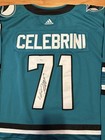 Macklin Celebrini Signed San Jose Sharks Nhl Jersey Psa dna Auto Replica See Pic