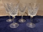 Waterford Crystal Alana Claret Wine Stem Glasses 5 7 8  Set Of 4