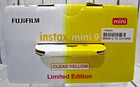 Fujifilm Instax Mini 9 Instant Camera Clear Yellow Limited Edition - Brand New