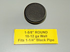 Plastic Insert Caps   Plugs The Open End Of 1-5 8   Round Tube 10-12 Gauge Wall