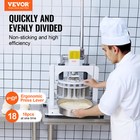 Vevor Manual Dough Divider 18 Pcs Hand Press Dough Cutter Bread Maker For Bakery