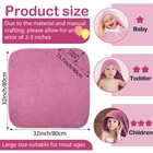 Vitalcozy 6 Pcs Baby Muslin Hooded Bath Towels And Washcloths Muslin Cotton