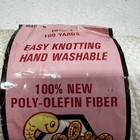 Vintage Poly-olefin Fiber Macrame Weaving 6mm Craft Cord 100 Yards