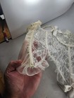 80s Archive Gold Label Victoria   s Secret White Lace Corset Bustier Top 36c