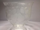 Great Antique Large Intaglio Cut   Engraved Center Vase