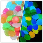 400pcs Fish Tank Gravel Pebbles Stones Rocks Aquarium Stones Glow Pebbles