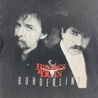 Vintage Brooks And Dunn Borderline T Shirt Size L 2 Sided County Made In Usa 90s