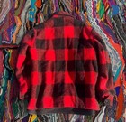 Vintage 80s    Woolrich Buffalo Plaid Wool Jacket Fleece Lined M