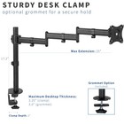 Vivo 13  To 32  Lcd Computer Monitor Desk Mount With Extra Long Adjustable Arm