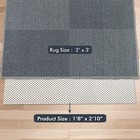 Non Slip Area Rug Pads Non Skid Rug Gripper 2x3 Feet Extra Thick Pad Anti-slip