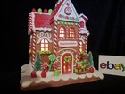 Christmas Decor Lighted Gingerbread Station 9  Tested W  Box