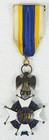 Sons Of American Revolution J e c  Type 2 Sterling Medal Ribbon Libertas Patria