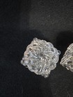 Vintage Glass Inkwell Collection With Lids   1 5 Inches By 1 5 Inches