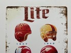 Miller Lite Beer Washington Redskins Sign - Commanders - High Life Super Bowl