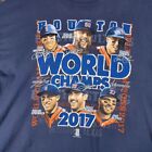 Houston Astros 2017 World Series Champions Mlb Baseball T-shirt Navy Blue 2xl