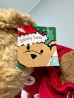 Avon Vintage Russ Berrie Sammy Santa Teddy Bear Christmas Plush Sits 9  Tall
