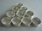 Alvin  Sterling Silver   Napkin Rings Set Of 10   Embossed  s17-1   Excellent 
