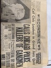 Wisconsin Milwaukee Newspaper February 15  1929 Full Paper  Valentine Massacre