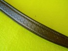 Allegany Mountain Montreal Over Neck Black Tooled Heart breast Collar new Cond