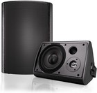 Herdio 2 Pack 6 5  Indoor Outdoor Bluetooth Speakers Wall Mounted Bass Deck