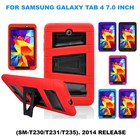 Tablet Case For Galaxy Tab 4 7  2014 Sm-t230 Heavy Duty Shockproof Kickstand