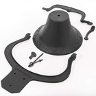 Stark Usa Vintage Large Cast-iron Farmhouse Dinner Bell School Church Black 