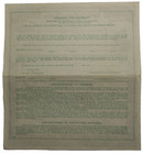 1943 United States  25 War Savings Bond Series E Certificate