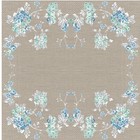 2 Two Decoupage Napkins Blue Flowers Floral Free Shipping Paper Napkin