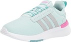 Adidas Big Kids Racer Tr21 Running Shoe Halo Mint silver Metallic pink Size 6 5