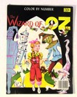 Wizard Of Oz Color By Number Coloring Book Vintage Unused Binding Damage Whitman