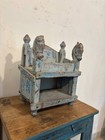 Antique Vintage Indian Wooden Temple shrine altar Mandir   Large Rare Hindu Home