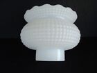 Vintage Hobnail Milk Glass Lamp Globe Shade W 3  Fitter 5    Tall Euc