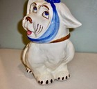 Vintage  rare  1940 s Shawnee Muggsy  toothache Dog  Cookie Jar Mint Condition