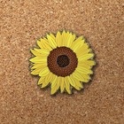 Sunflower Blossom Enamel Pin - Rose Blossom - Collectible Lapel Pin Soft Enamel